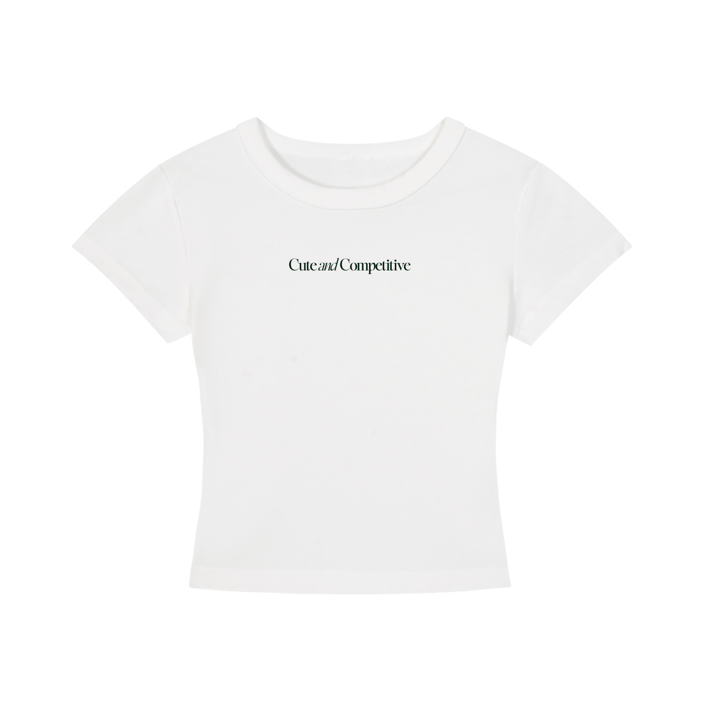 Cute and Competitive Cropped T-Shirt