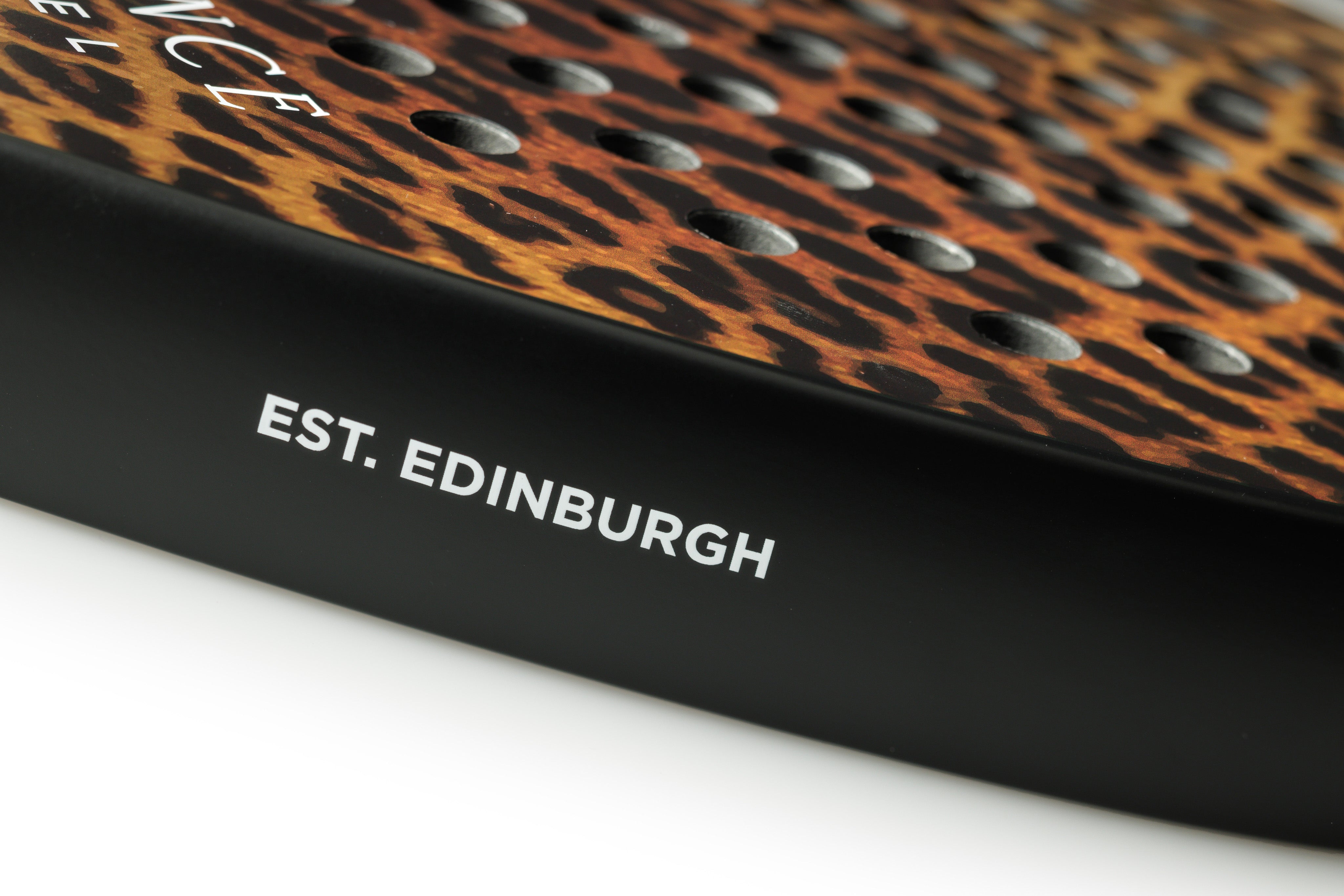 Leopard Print Teardrop Padel Racket