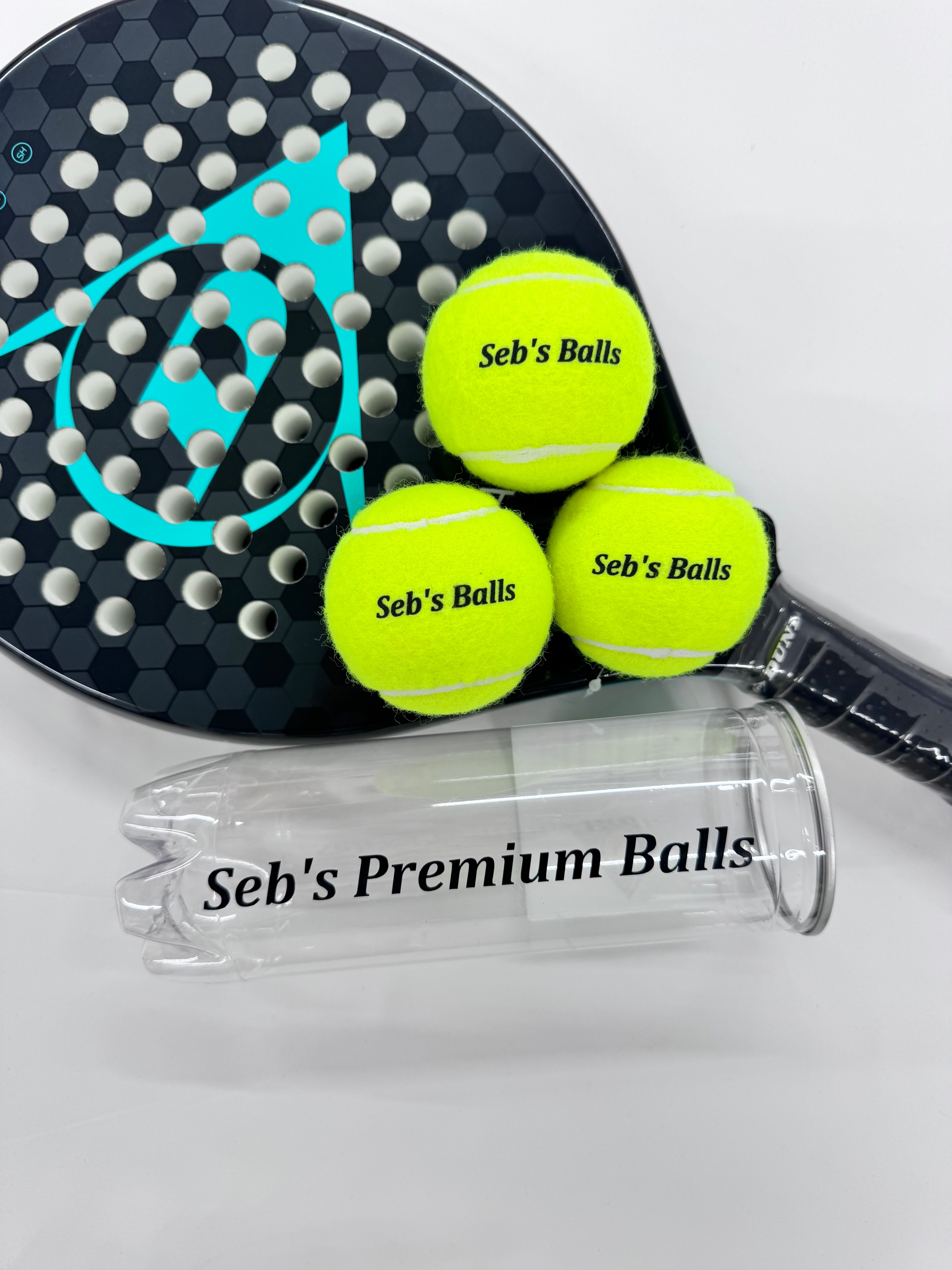 Personalised Padel Balls - Standard text edition