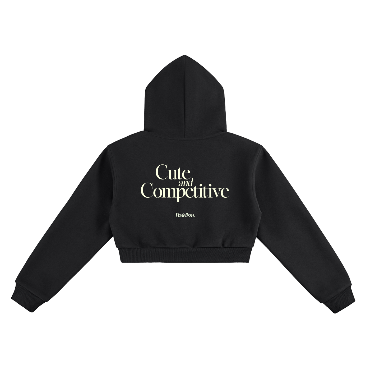 Cute and Competitive Cropped Hoodie