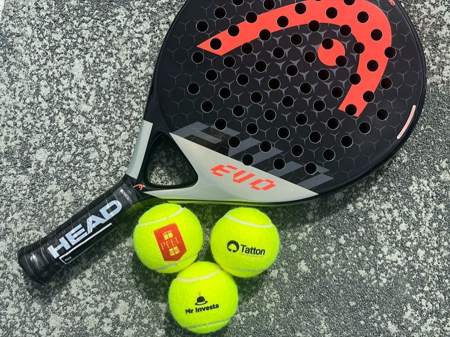 Add your own logo to padel balls