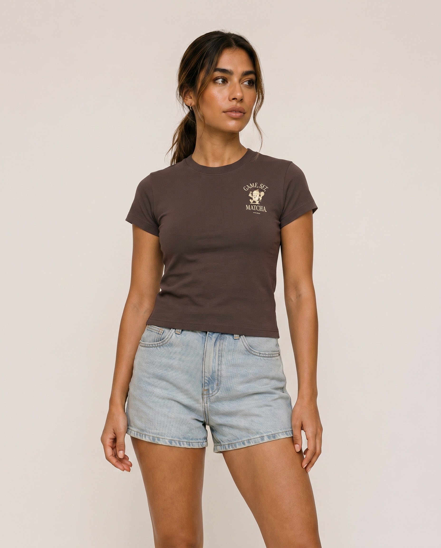 Game, Set, Matcha Crewneck T-Shirt