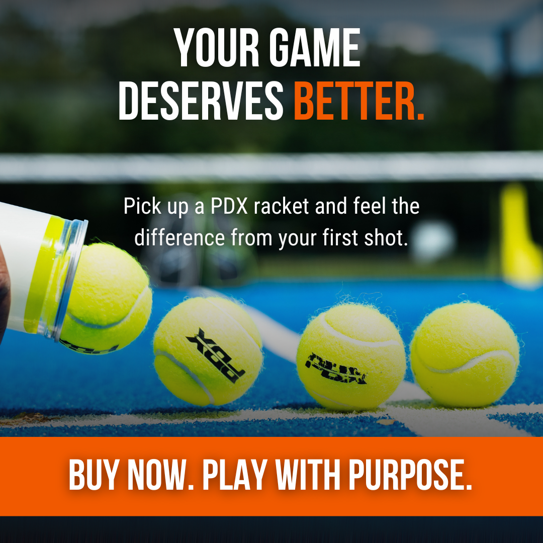 PDX Padel Racket Bag Black & White | Holds 2-4 Rackets | Backpack Convertible | Thermal Compartment