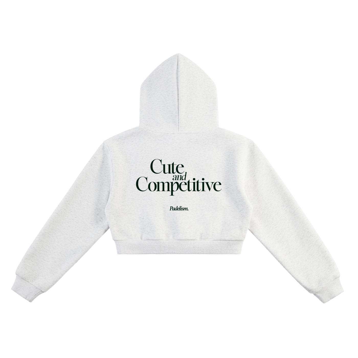 Cute and Competitive Cropped Hoodie