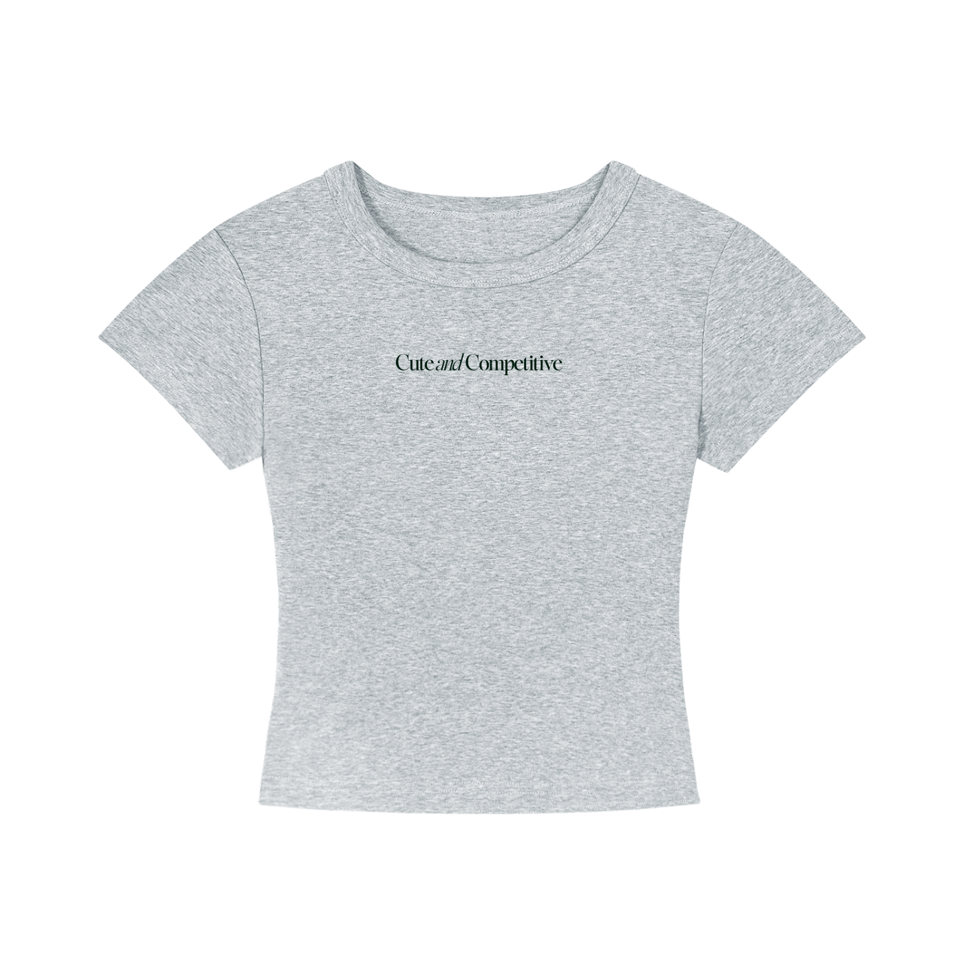 Cute and Competitive Cropped T-Shirt