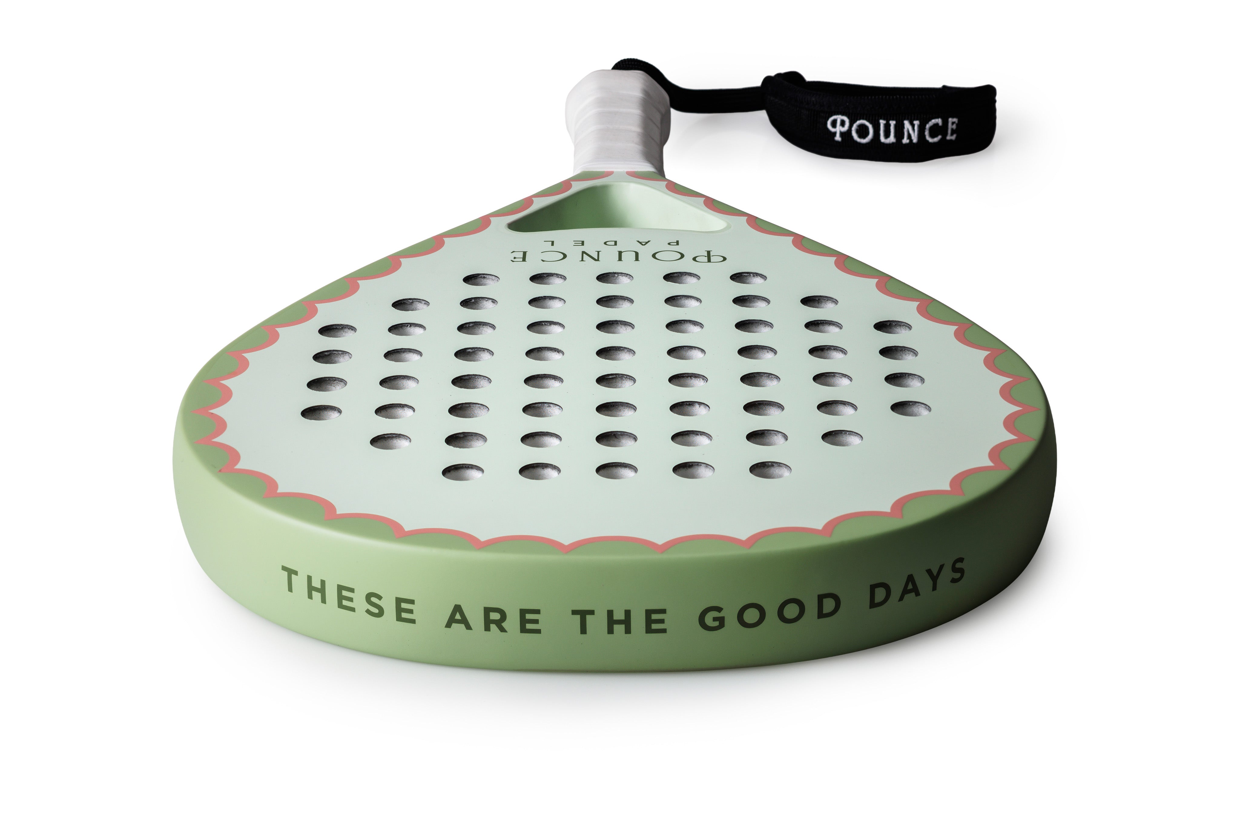 Green Teardrop Padel Racket