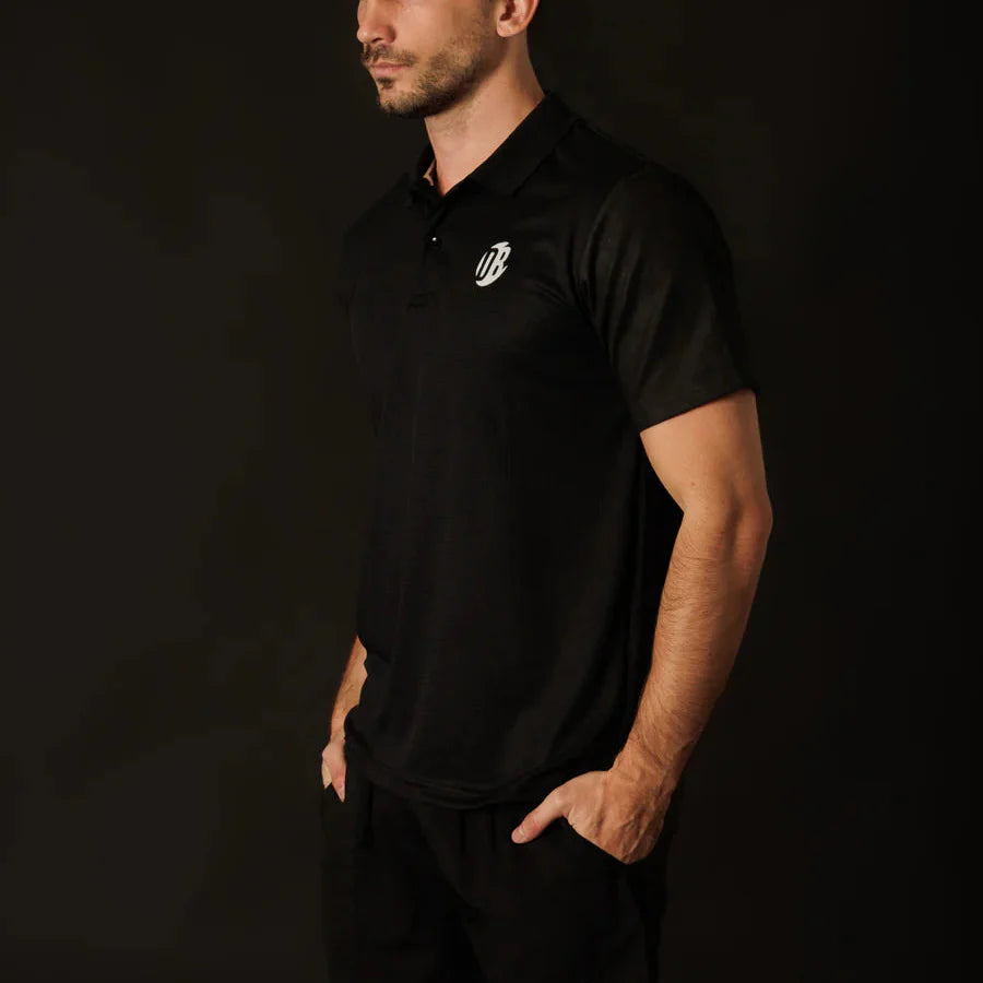 Men's Polo Shirt Drybreak Black
