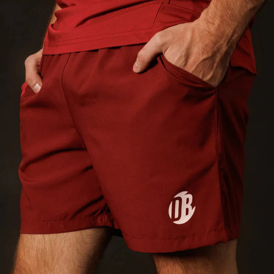 Men's Advanced Short Drybreak Wine