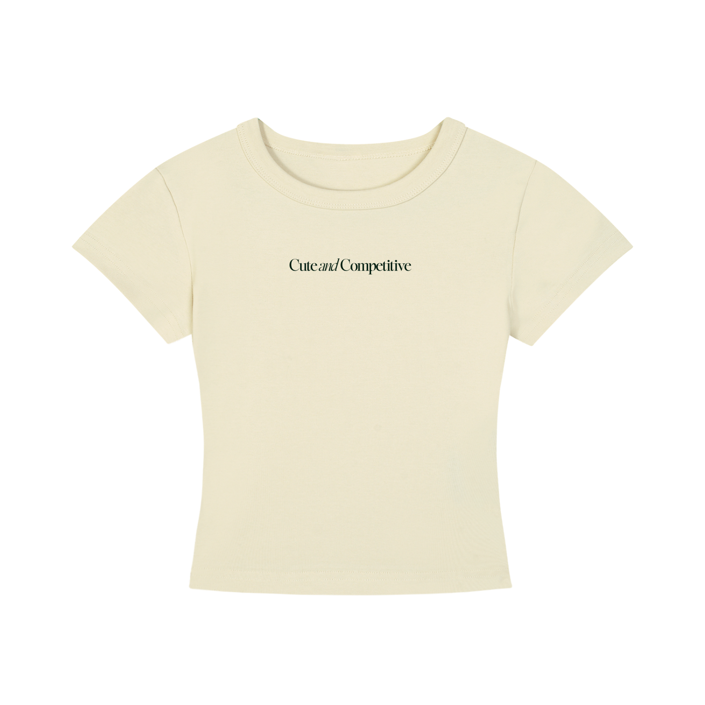 Cute and Competitive Cropped T-Shirt