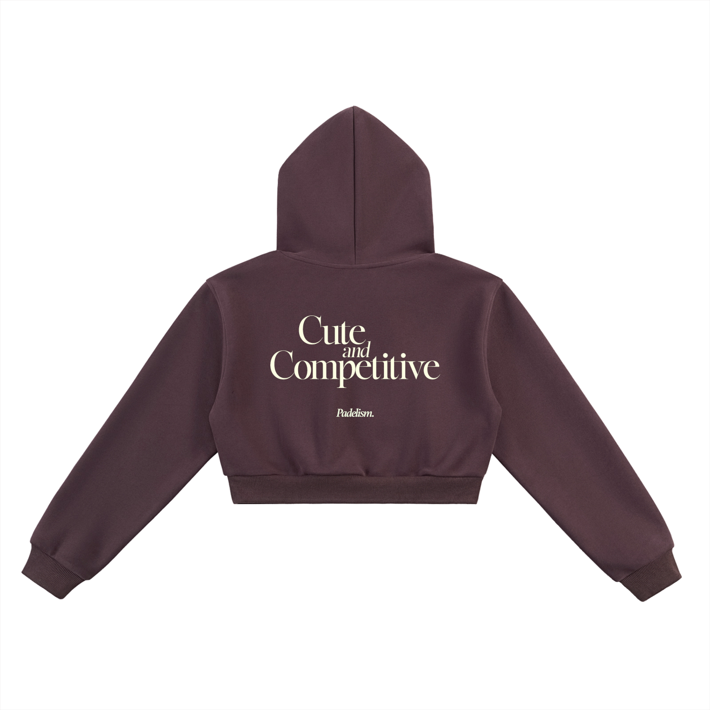 Cute and Competitive Cropped Hoodie
