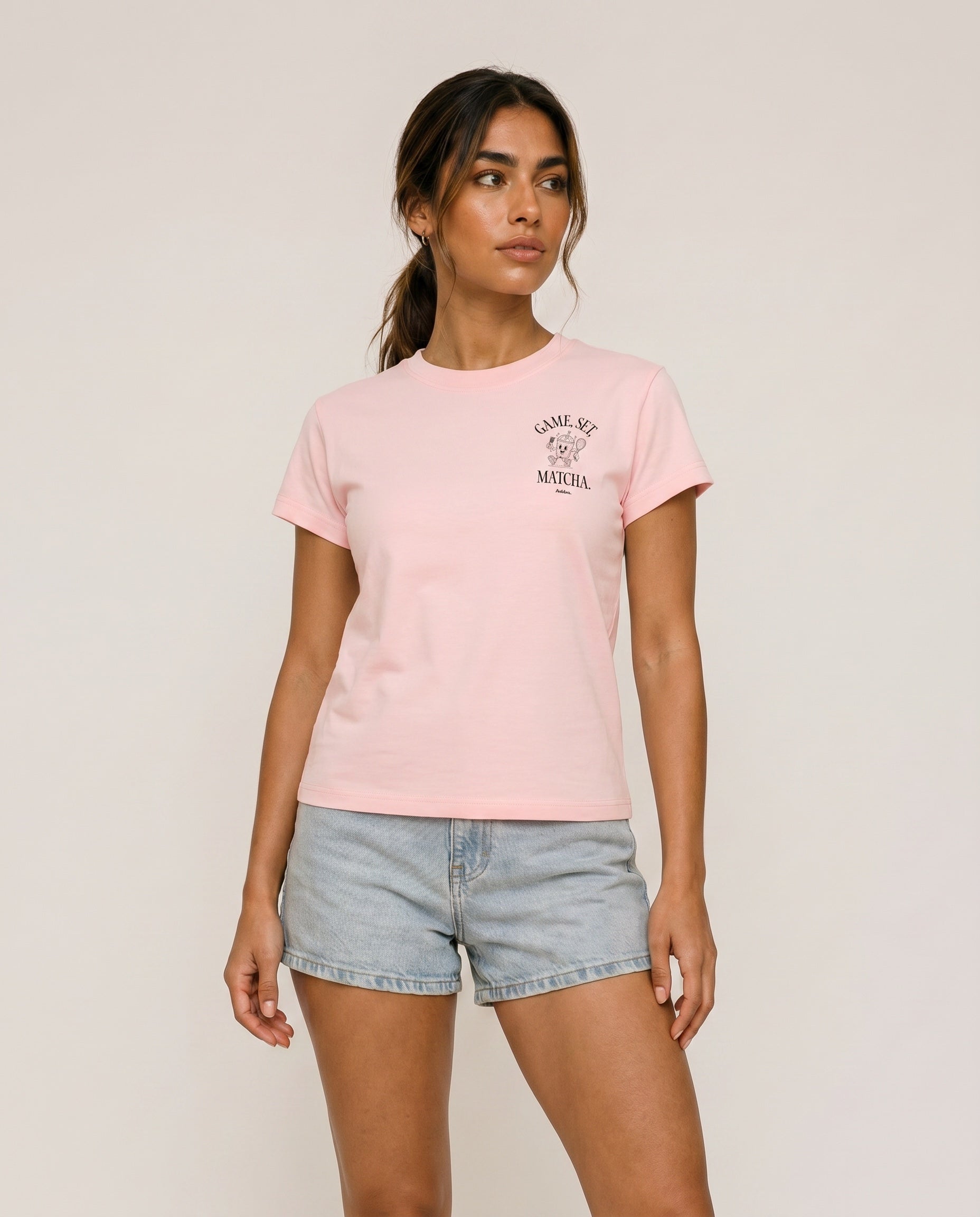 Game, Set, Matcha Crewneck T-Shirt