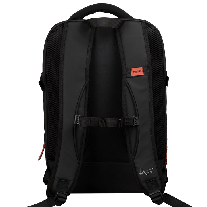 NOX LUXURY OPEN SERIES BACKPACK BLACK/RED