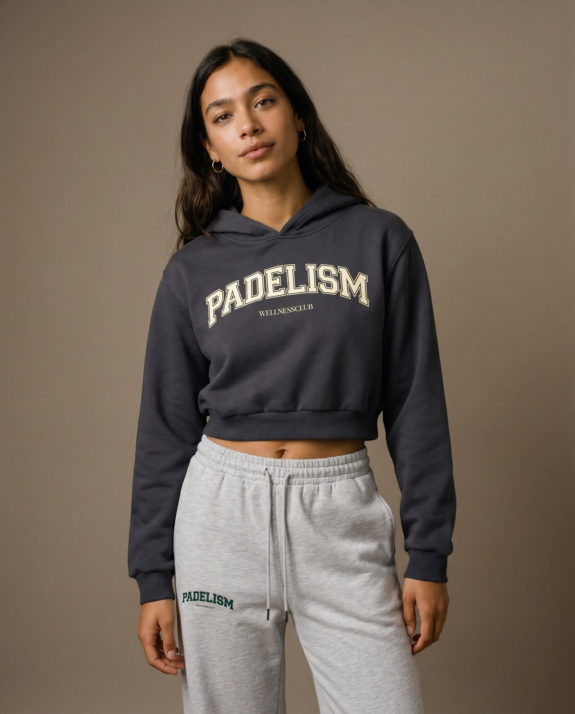 Padelism Wellness Club Cropped Hoodie