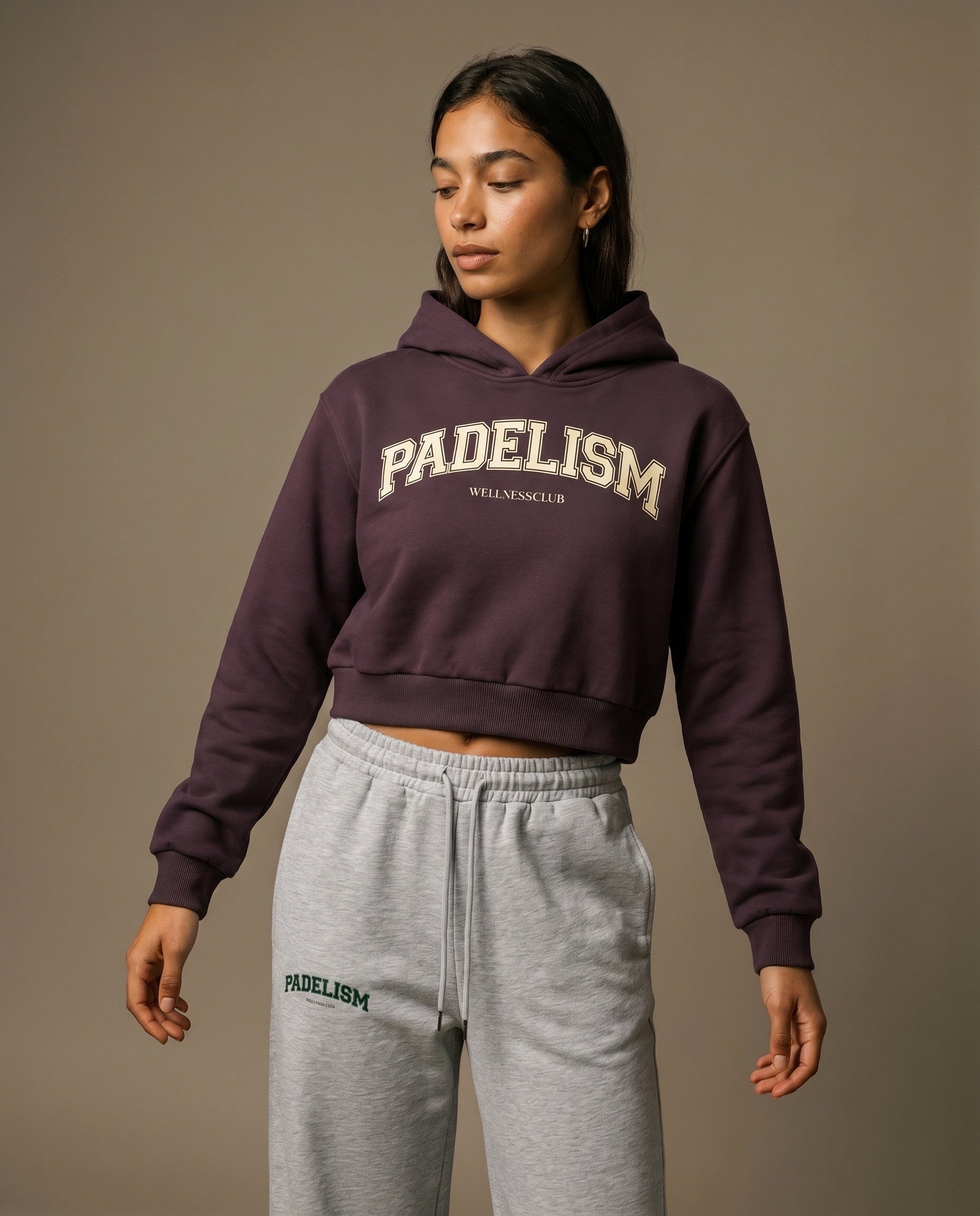 Padelism Wellness Club Cropped Hoodie