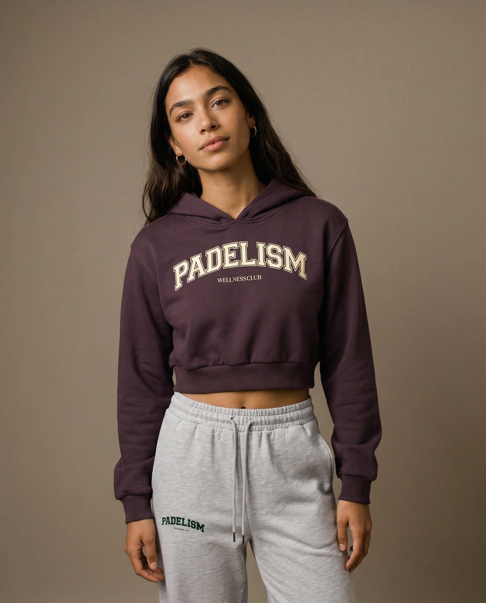 Padelism Wellness Club Cropped Hoodie